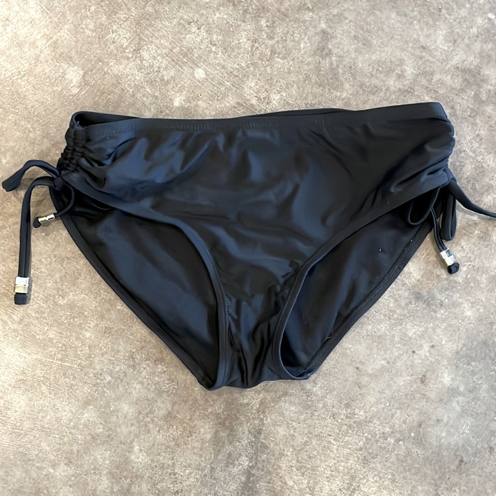 CATALINA Black MEDIUM full coverage bikini bottom